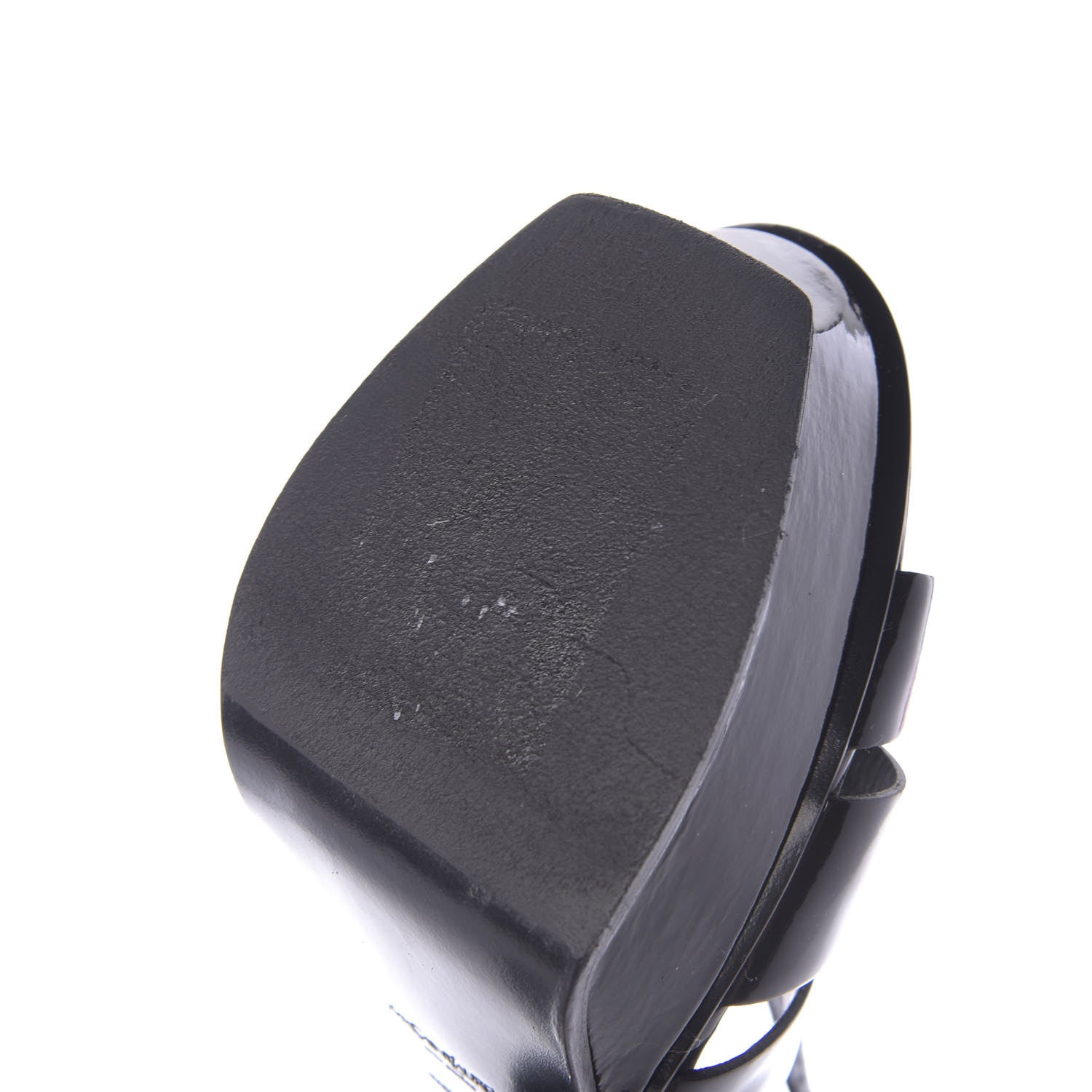 Saint Laurent Patent Tribute 105 Platform Sandals 40 Black 12 of 12