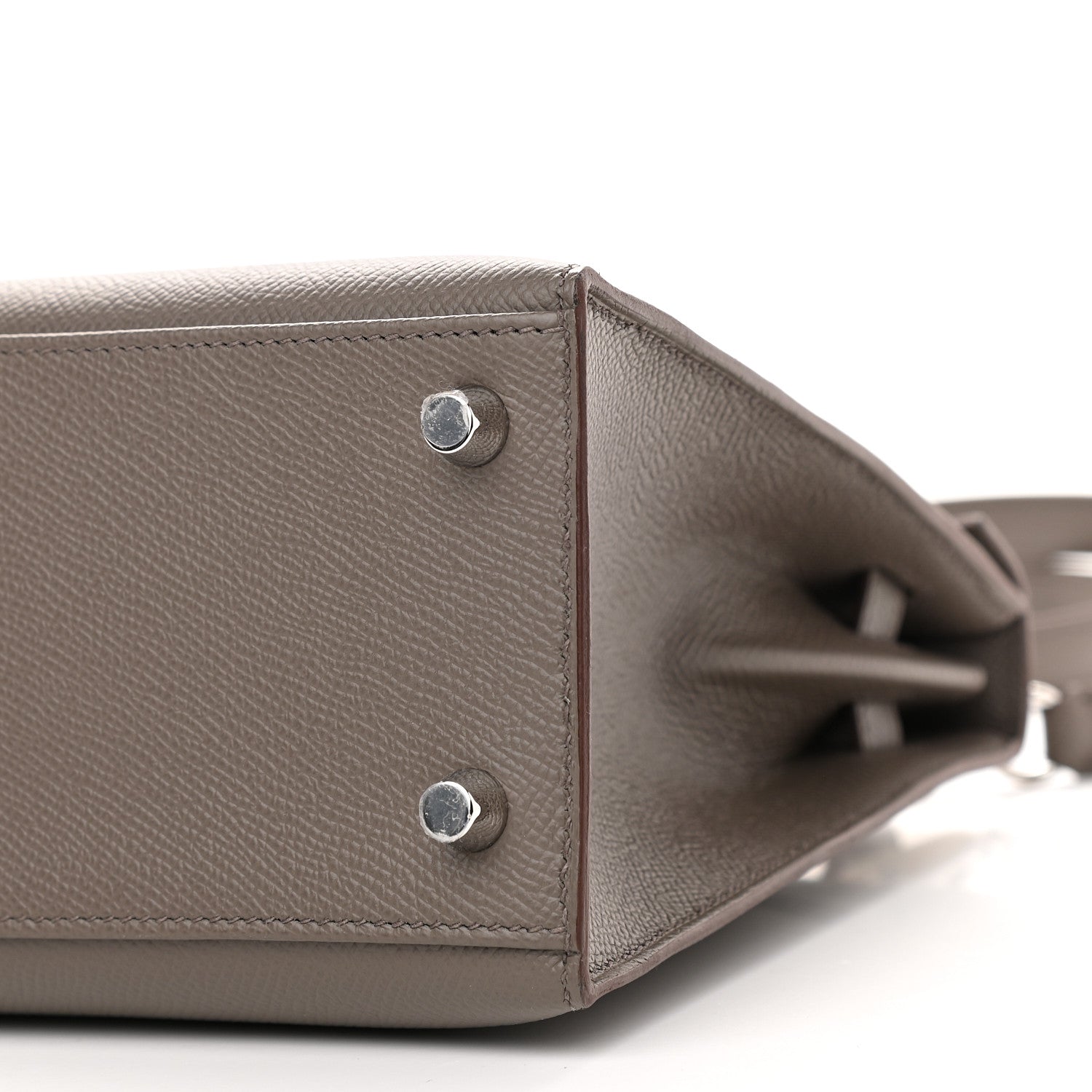 Hermes Epsom Kelly Sellier 25 Etain 9 of 10