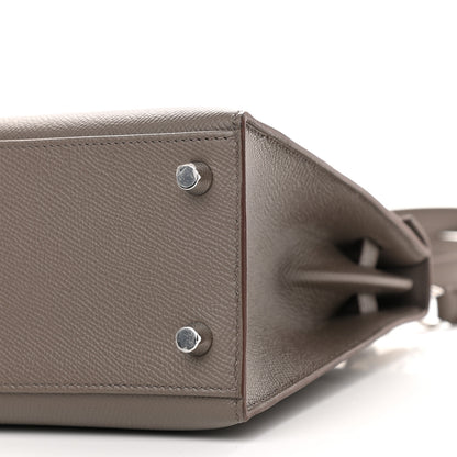Hermes Epsom Kelly Sellier 25 Etain 9 of 10
