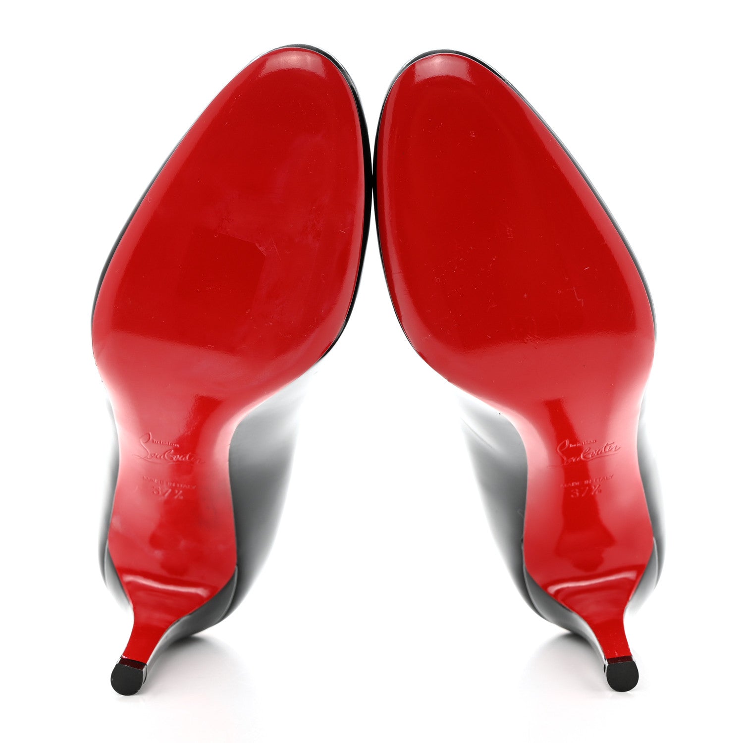 Christian Louboutin Patent Fifi 85 Pumps 37.5 Black 5 of 7