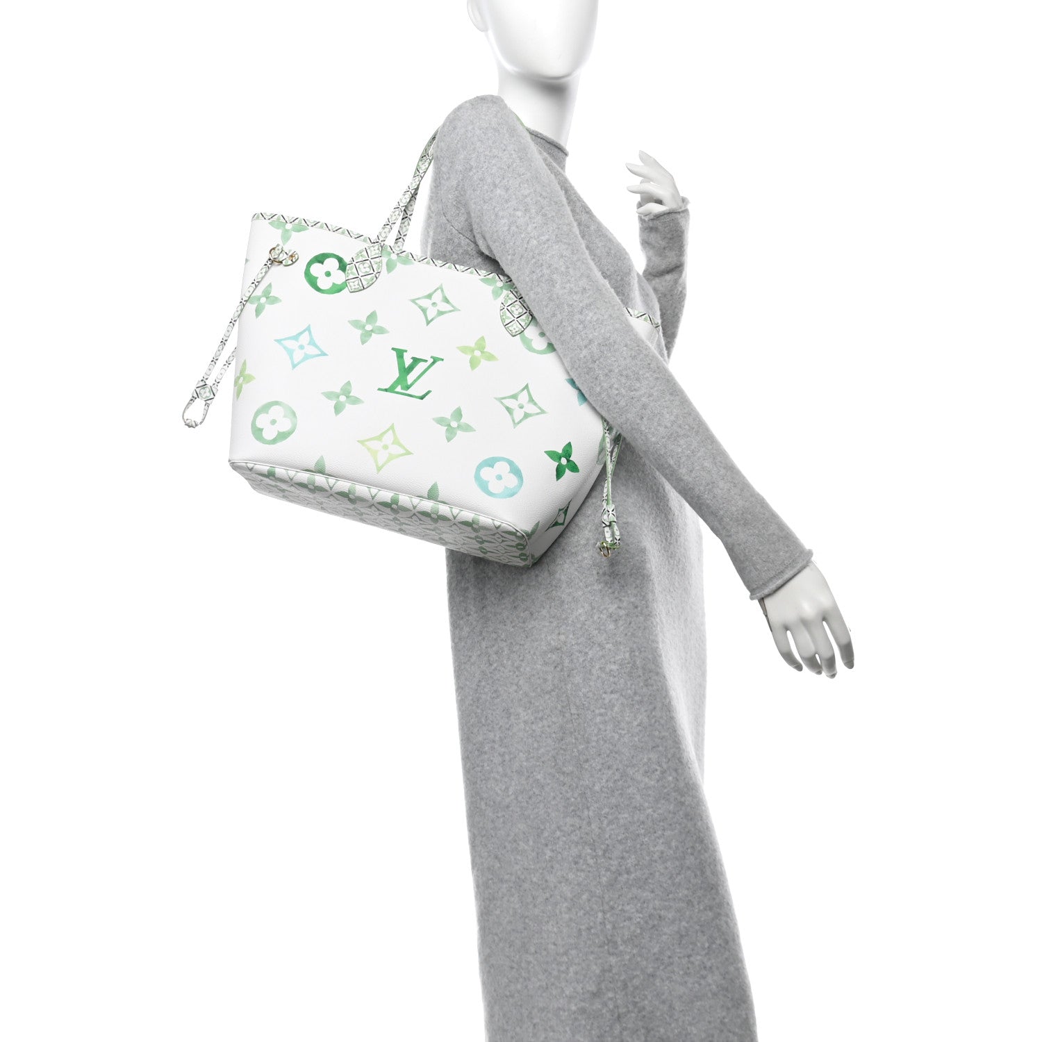 Louis Vuitton Monogram Giant By The Pool 2.0 Neverfull MM Jade 2 of 11