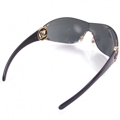 Chanel Sunglasses Gold CC Black 2 of 7