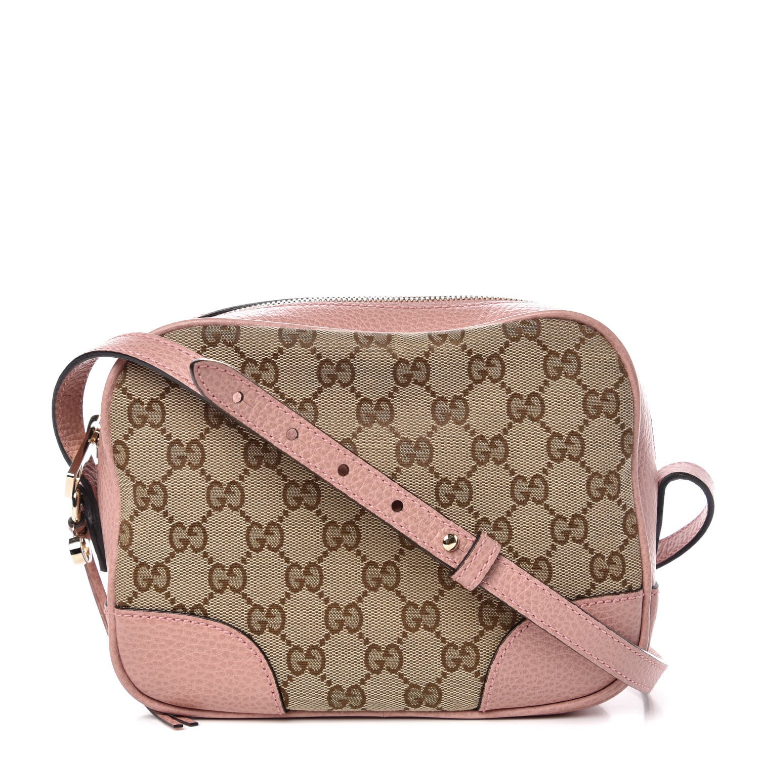Gucci Monogram Mini Bree Messenger Bag Beige Soft Pink 1 of 7