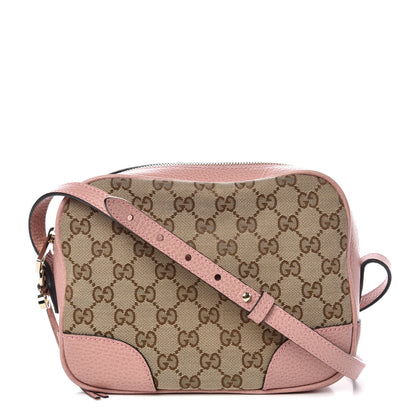 Gucci Monogram Mini Bree Messenger Bag Beige Soft Pink 1 of 7