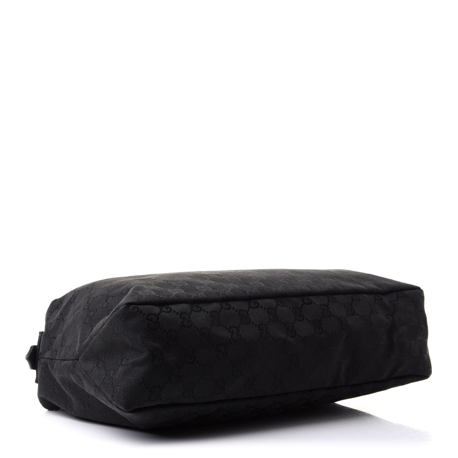 Gucci Monogram Medium Horsebit Chain Hobo Black 3 of 12