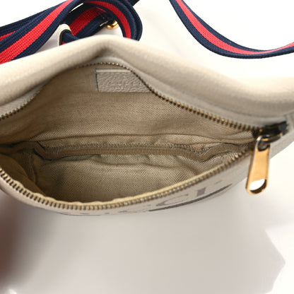 Gucci Grained Calfskin Small Logo Belt Bag White 4 of 9