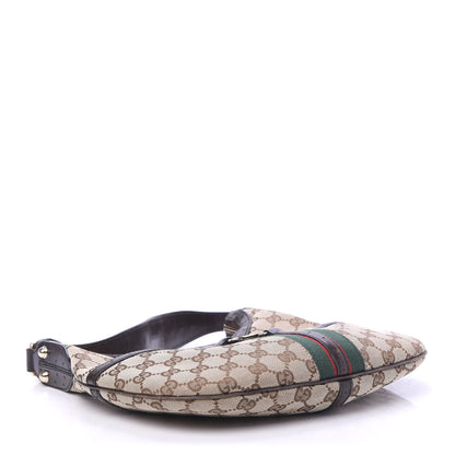 Gucci Monogram Web GG Reins Hobo Brown 4 of 10