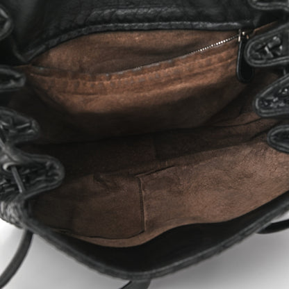 Bottega Veneta Nappa Intrecciato Messenger Bag Black 8 of 10