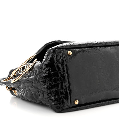 Chanel Patent Puzzle Accordion Flap Bag Black 9 of 12