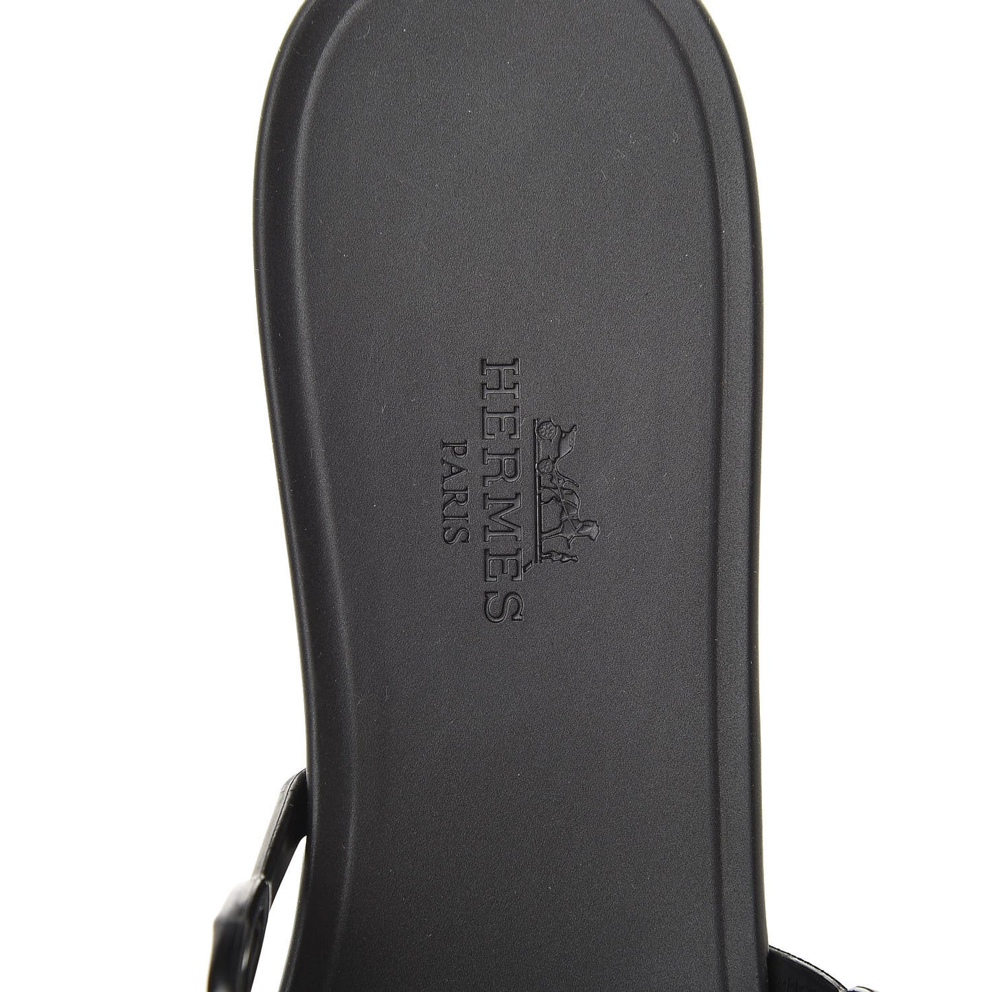 Rubber Chaine d'Ancre Rivage Sandals 39 Black