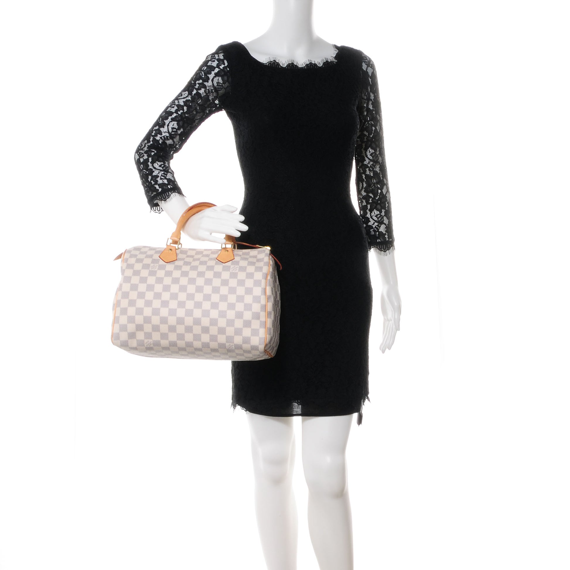 Louis Vuitton Damier Azur Speedy 30 2 of 7