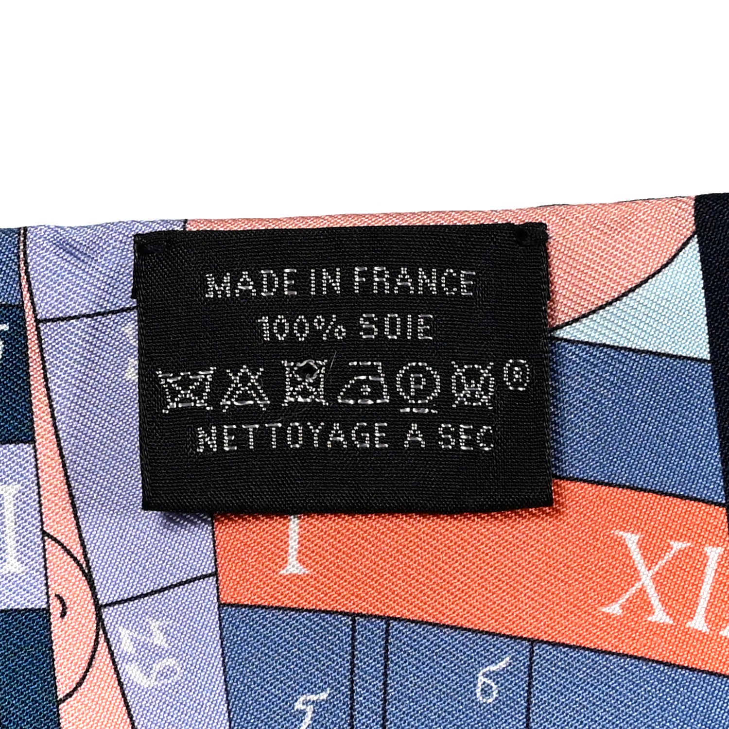 Hermes Silk Astrologie Nouvelle Twilly Ultraviolet Bleu Corail 3 of 3