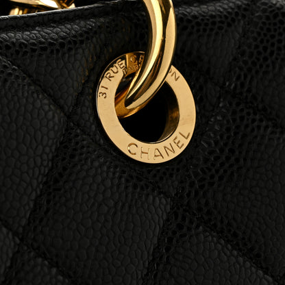 Chanel Caviar Quilted Grand Shopping Tote GST Black 13 of 13