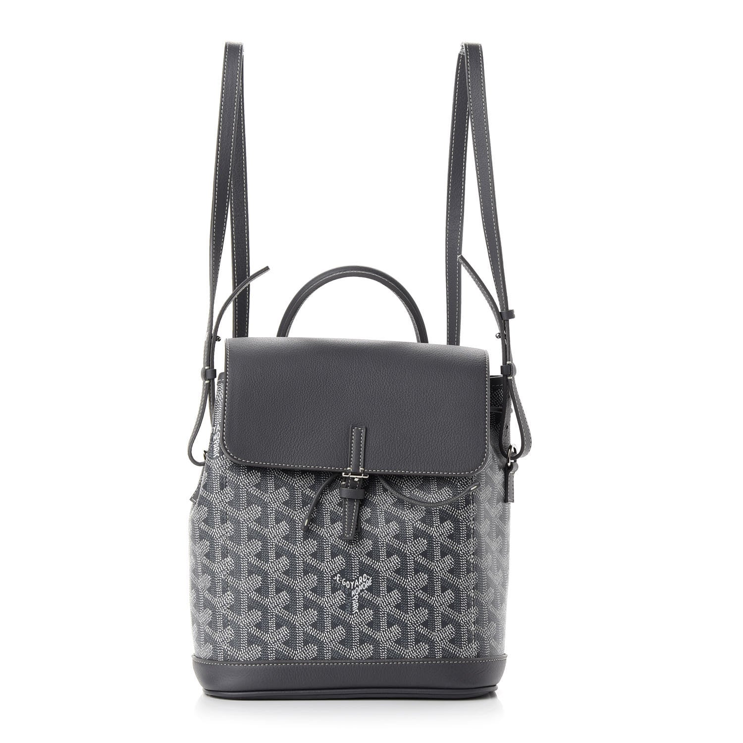 Goyard Goyardine Calfskin Mini Alpin Backpack Grey 1 of 8