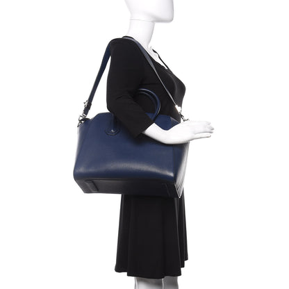 Givenchy Sugar Goatskin Medium Antigona Navy 2 of 11