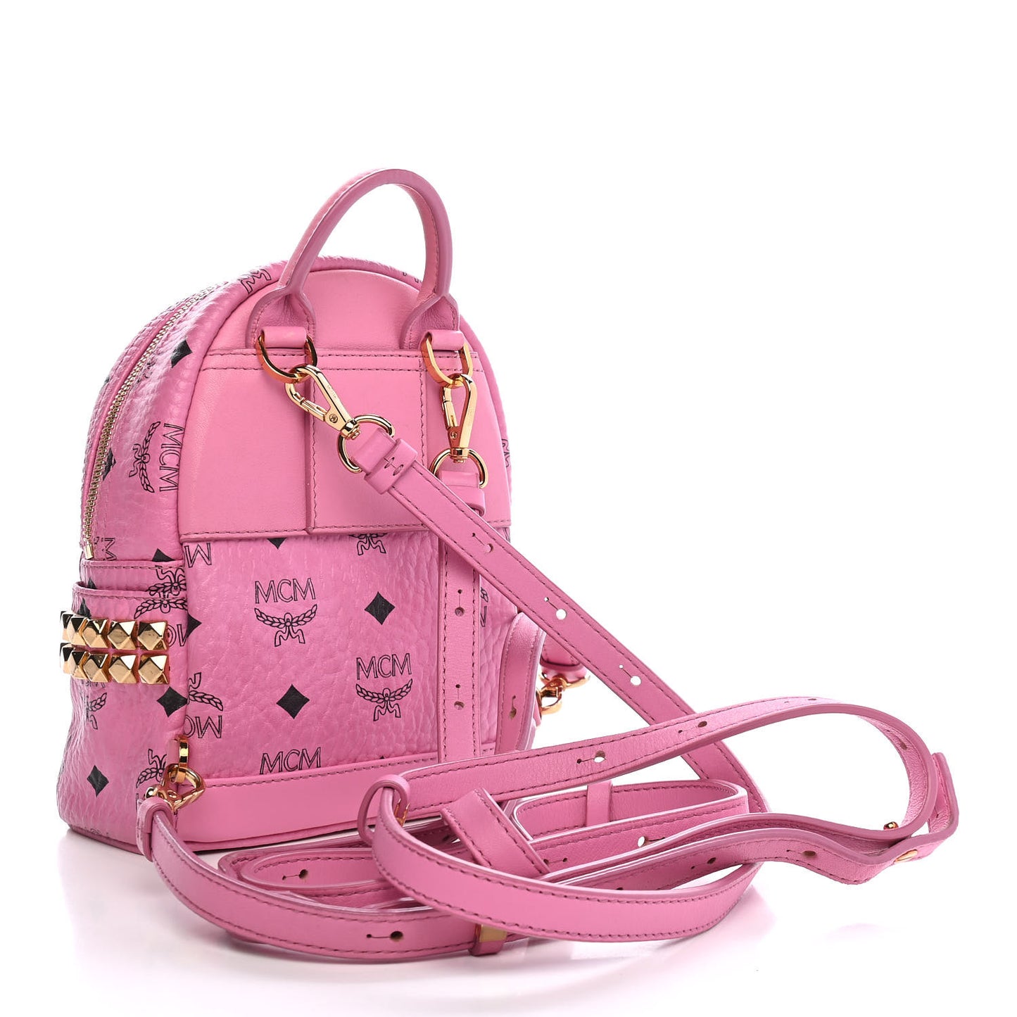 Visetos Side Stud X-Mini Stark Bebe Boo Backpack Pink