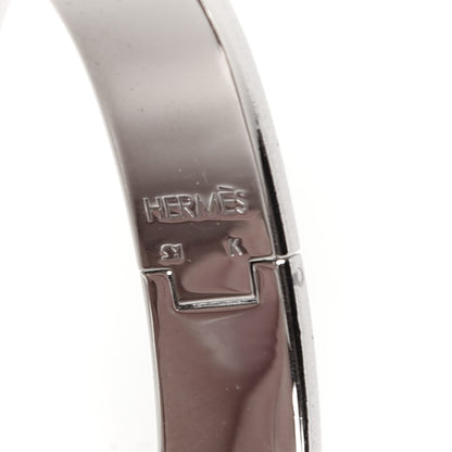 Hermes Enamel Narrow Clic Clac H Bracelet GM Orange 4 of 4