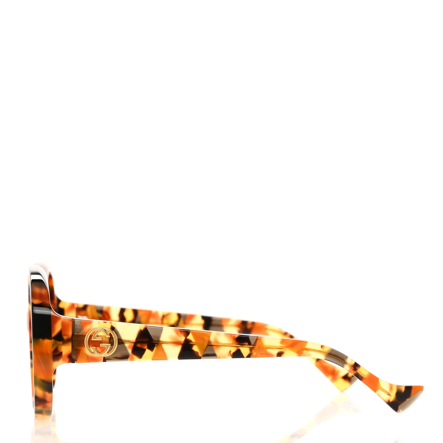 Gucci Round 56mm Sunglasses GG1256S Havana 4 of 8