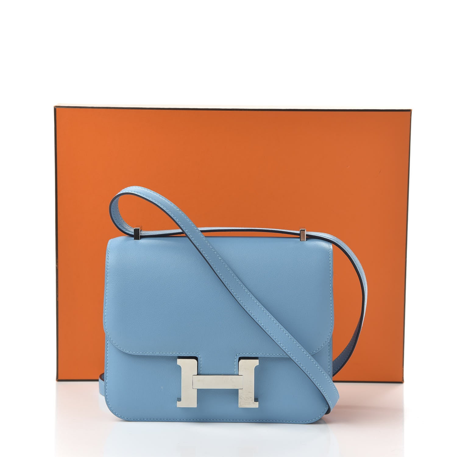Hermes Swift Constance 18 Bleu Du Nord 20 of 20