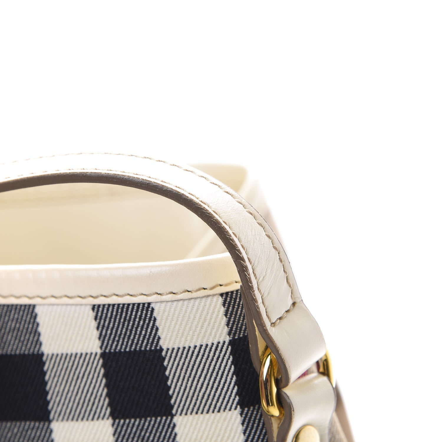 Burberry House Check Small Canterbury Tote White 13 of 16