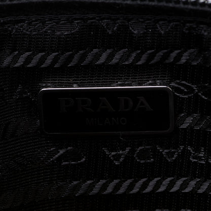 Prada Tessuto Nylon Vela Flat Pouch Neon Yellow 6 of 7