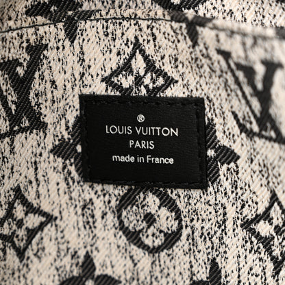 Louis Vuitton Monogram Jacquard Denim Onthego MM Black 6 of 13
