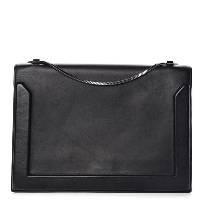 3.1 Phillip Lim 3.1 Calfskin Large Soleil Flap Bag Black 1 of 21