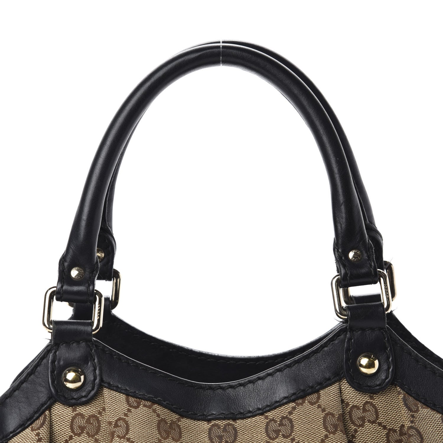 Gucci Monogram Medium Sukey Tote Beige Ebony Black 17 of 18
