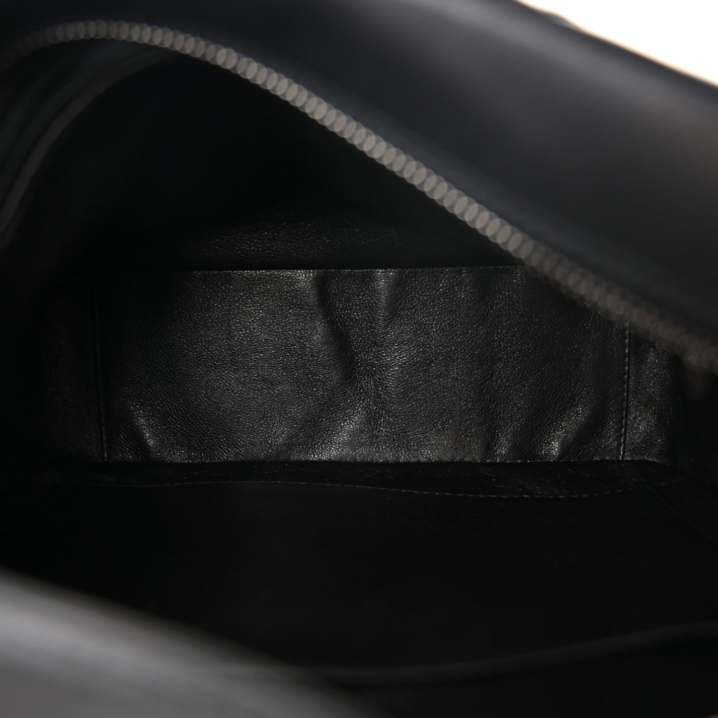 Lambskin Stitched Camera Case Black