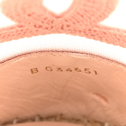 Chanel Mesh Grosgrain CC Espadrilles 39 Pink 8 of 10