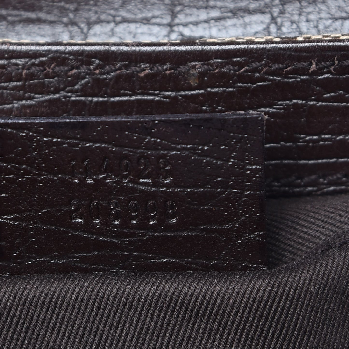 Monogram Horsebit Clutch Dark Brown