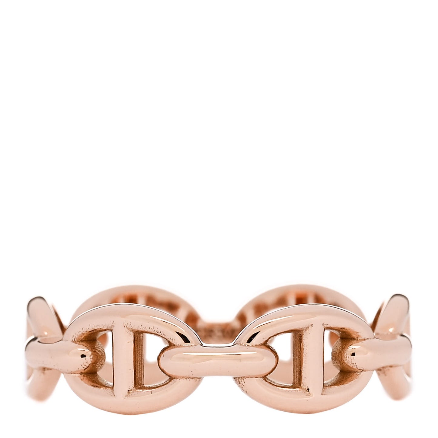 18K Rose Gold PM Chaine d'Ancre Enchainee Ring 54 7