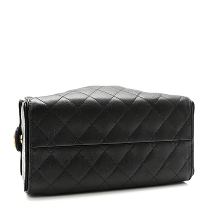 Chanel Caviar Quilted Small Chanel 25 Handbag Black 4 of 10