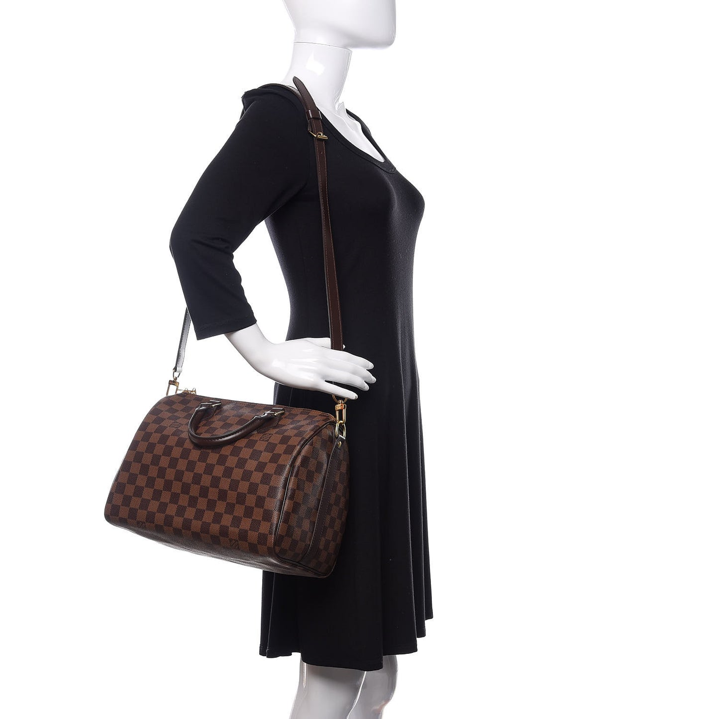 Damier Ebene Speedy Bandouliere 30