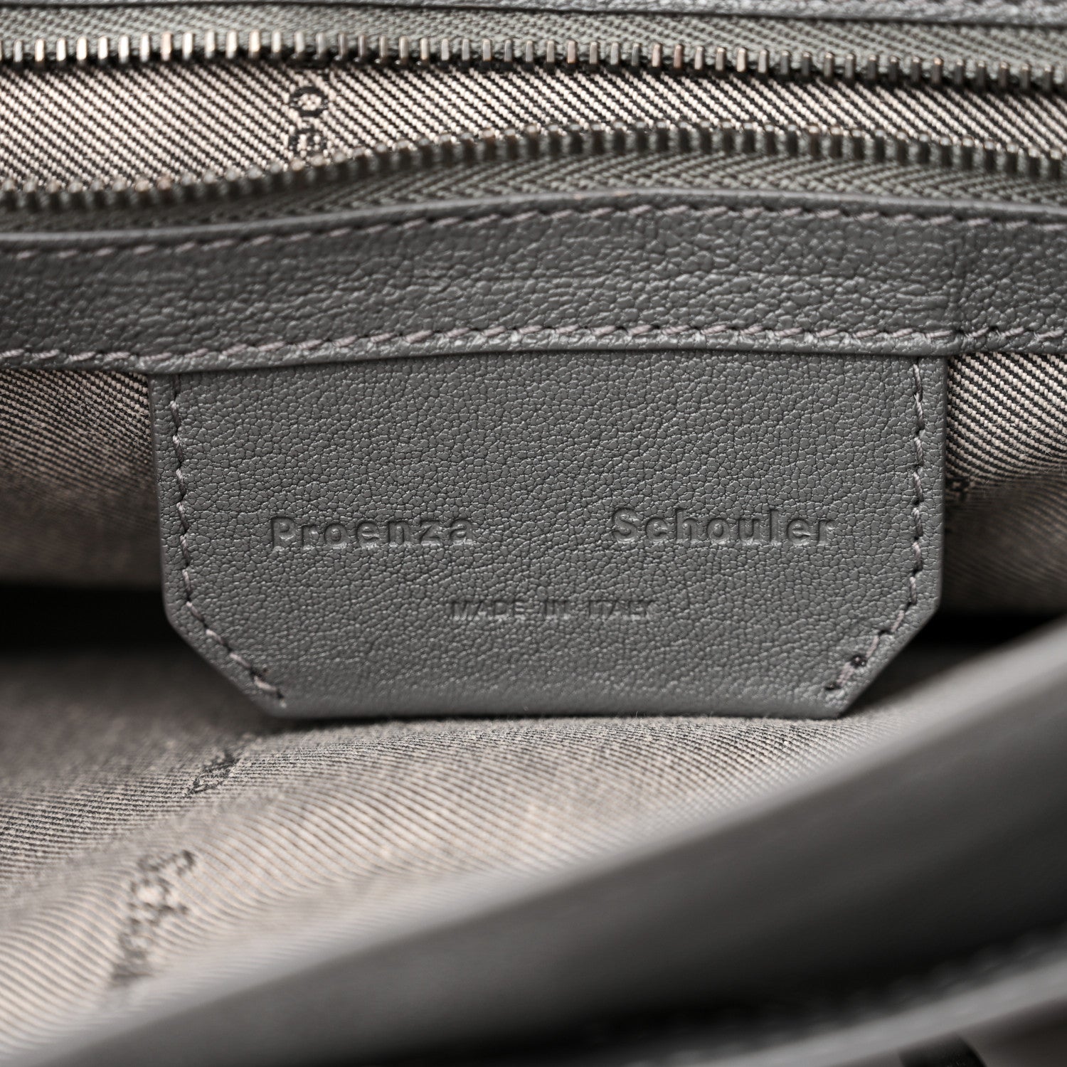 Proenza Schouler Lambskin Tiny PS1 Satchel Grey 6 of 10
