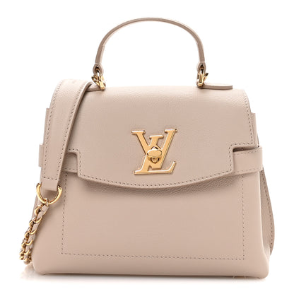Louis Vuitton Soft Calfskin Mini Lockme Ever Greige 1 of 10