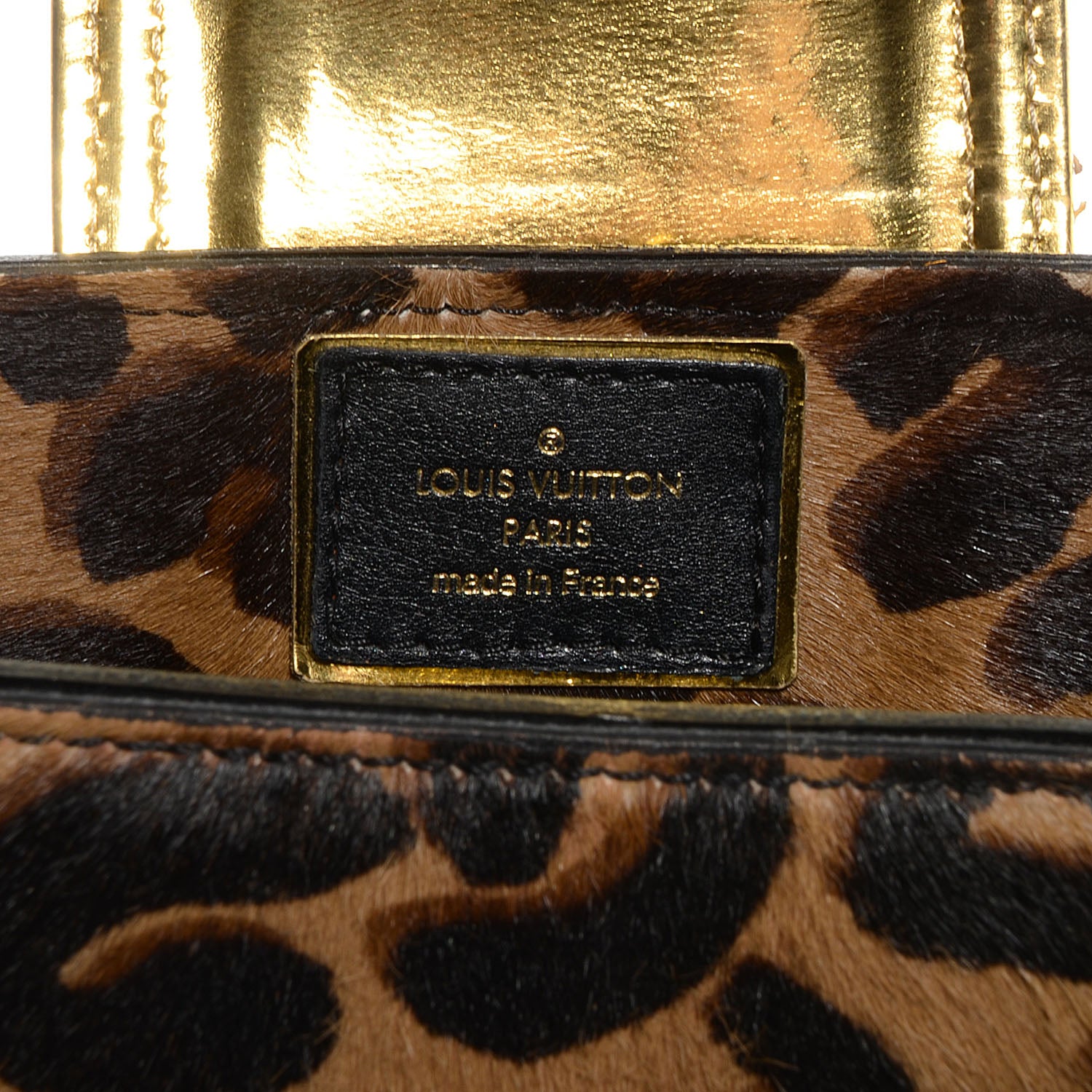 Louis Vuitton Monogram Leopard Polly 6 of 8