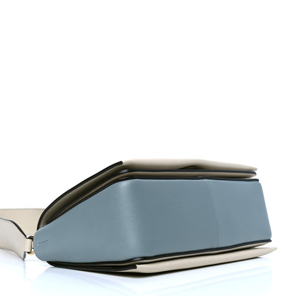 Celine Shiny Smooth Calfskin Medium Frame Shoulder Bag Grege Storm 3 of 4