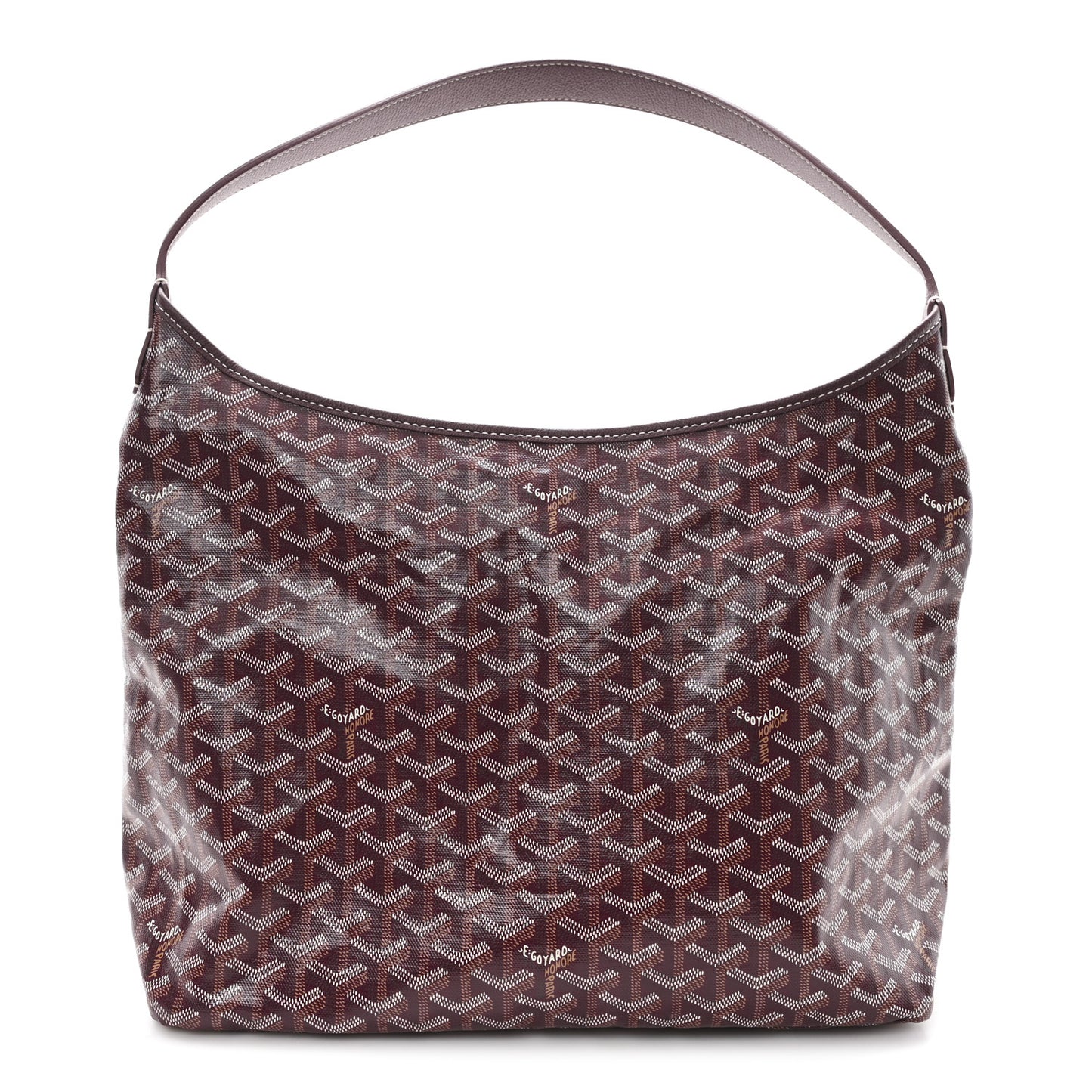 Goyardine Boheme Hobo Burgundy