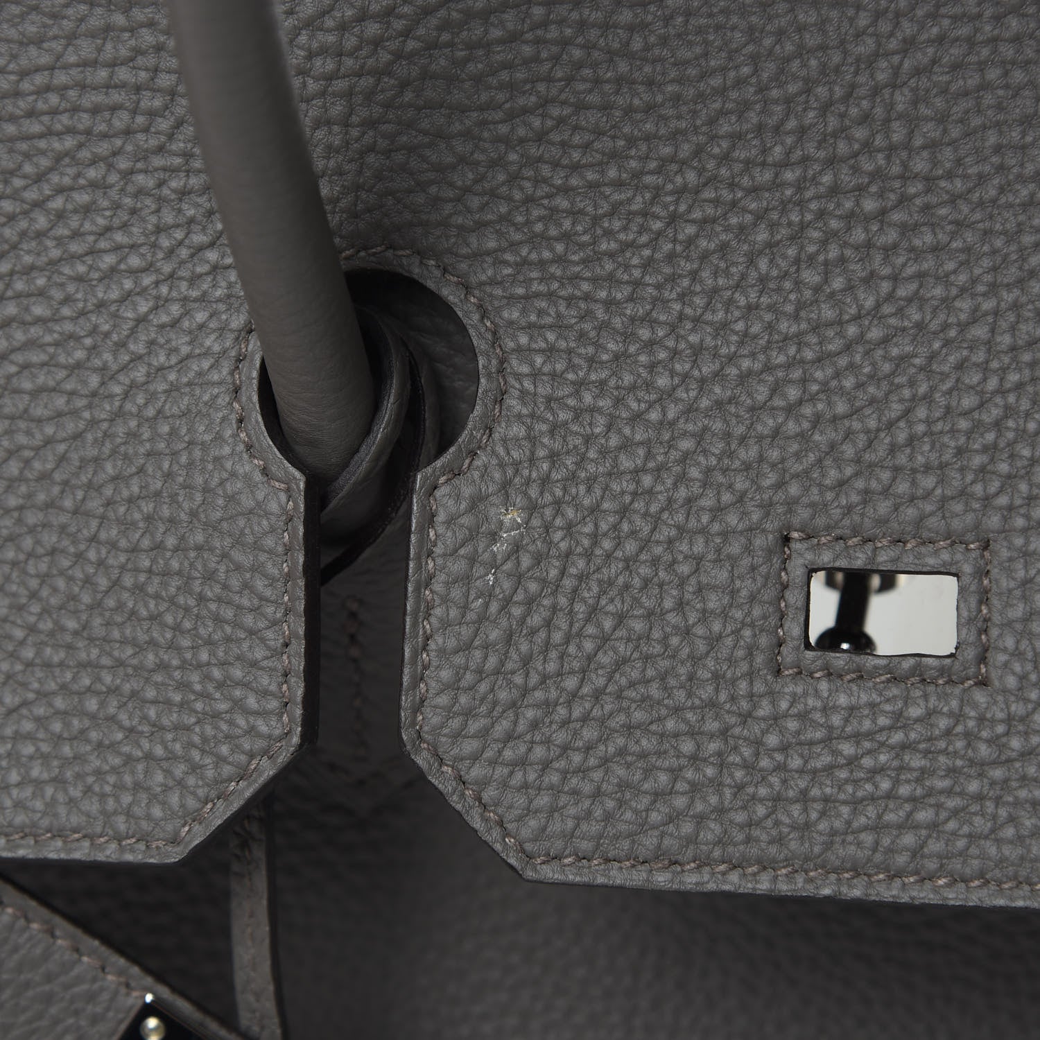 Hermes Togo Birkin 35 Etain 36 of 37