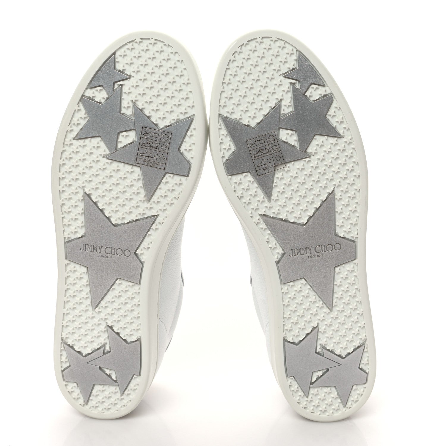 Jimmy Choo Calfskin Kai Sneakers 39.5 White 5 of 8
