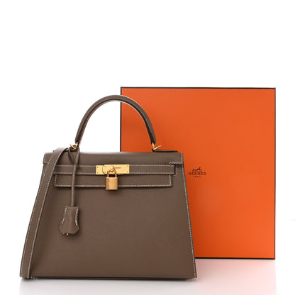 Hermes Epsom Kelly Sellier 28 Etoupe 11 of 11