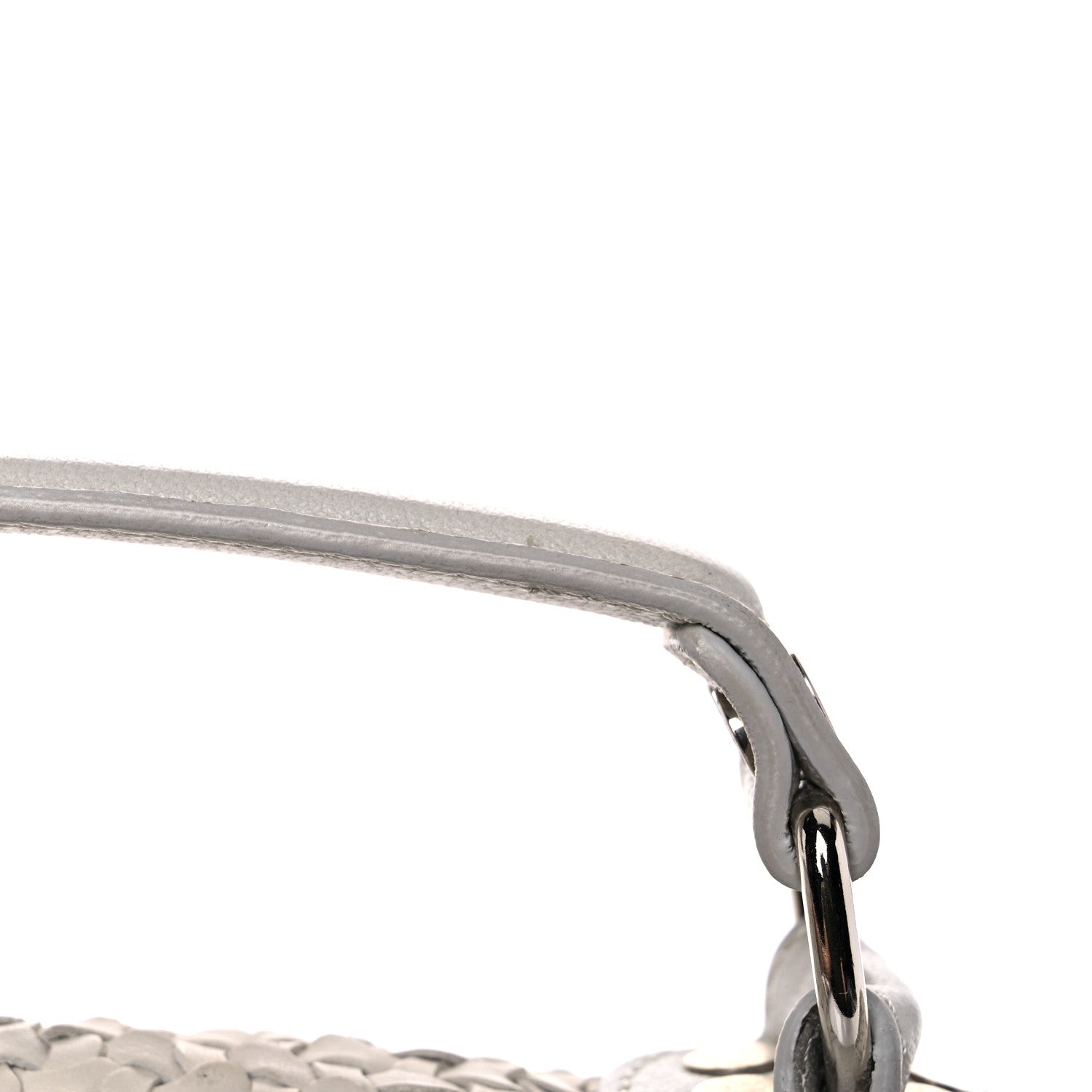 Proenza Schouler Lambskin Woven Tiny PS1 Satchel Ivory 20 of 26