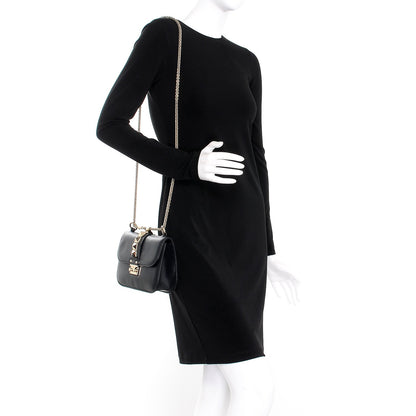 Valentino Garavani Vitello Small Glam Lock Rockstud Flap Black 2 of 9