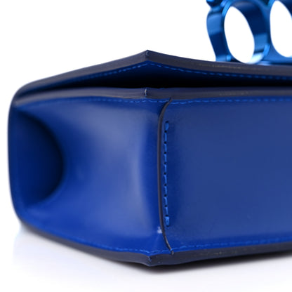 Alexander McQueen Calfskin Mini Jeweled Knuckle Satchel Royal Blue 8 of 10