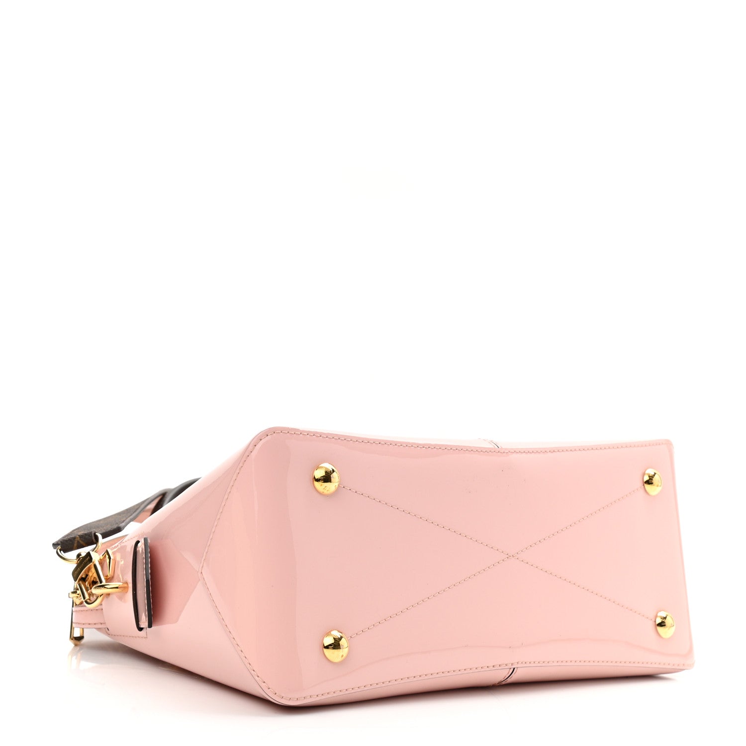 Louis Vuitton Patent Calfskin Miroir Tote Rose Ballerine 4 of 10