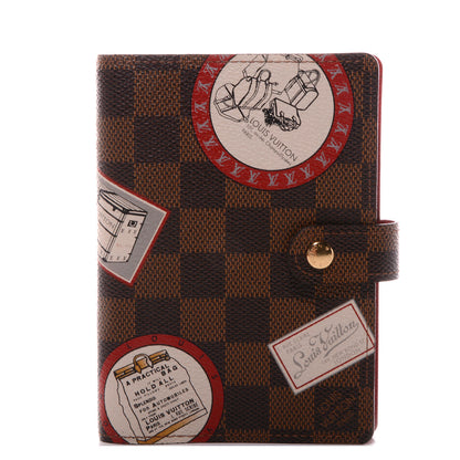 Louis Vuitton Damier Ebene Patch Small Ring Agenda Cover 1 of 14