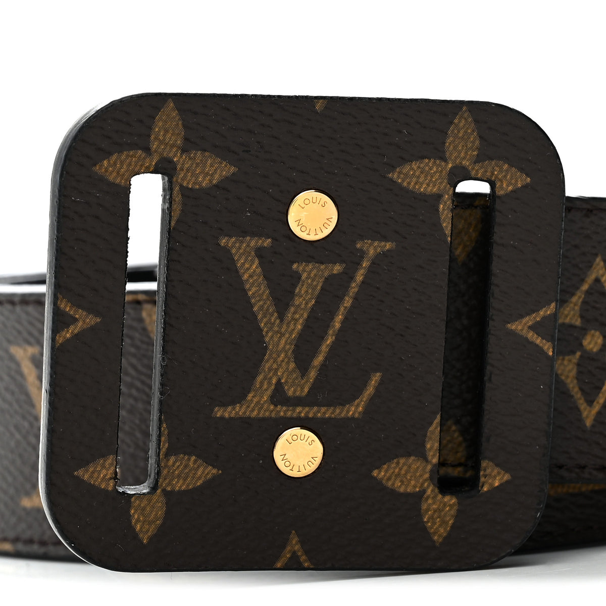 Louis Vuitton Monogram Square Belt Buckle 80 32 4 of 4