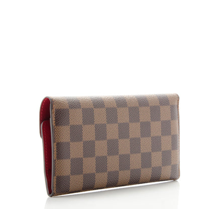Louis Vuitton Damier Ebene Josephine Wallet Red 3 of 7