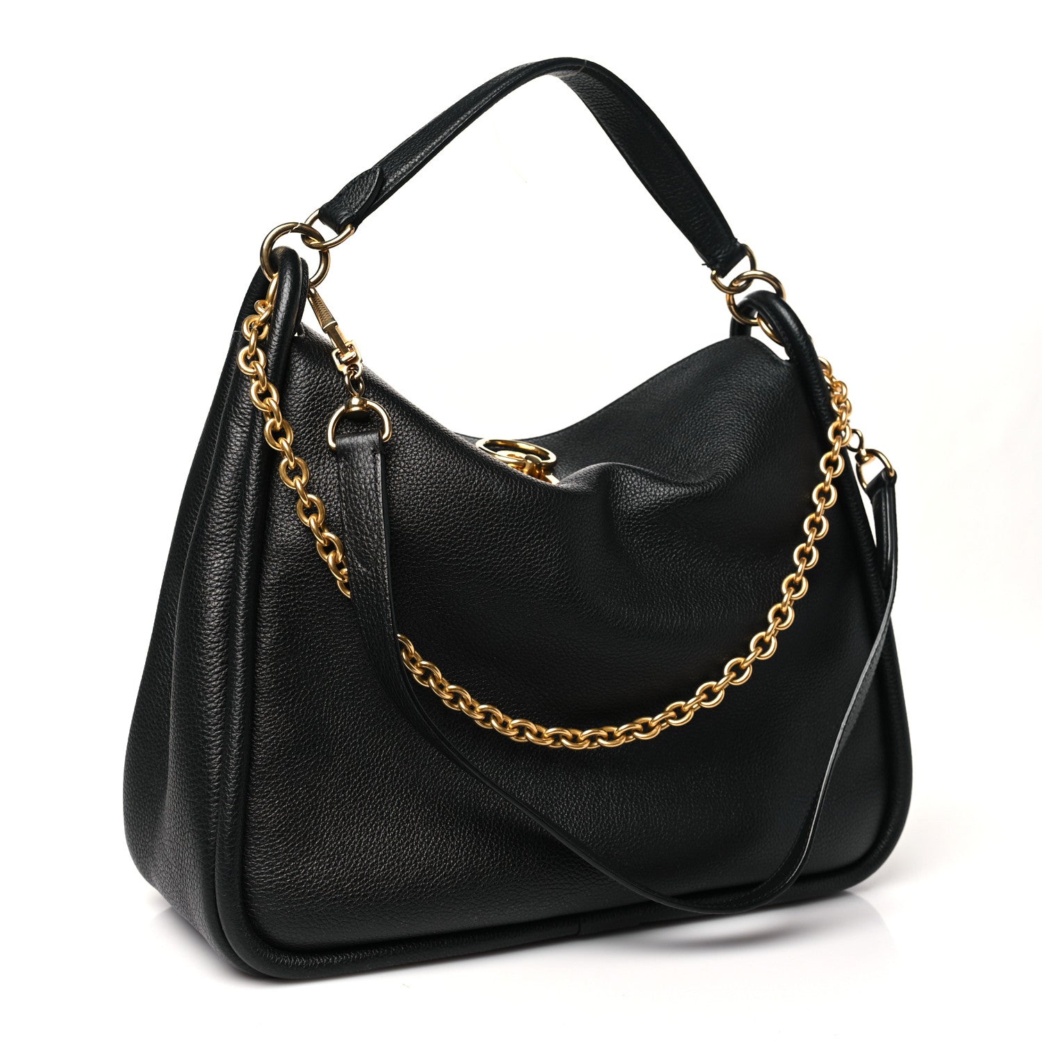 Mulberry Small Classic Grain Calfskin Leighton Black 3 of 10